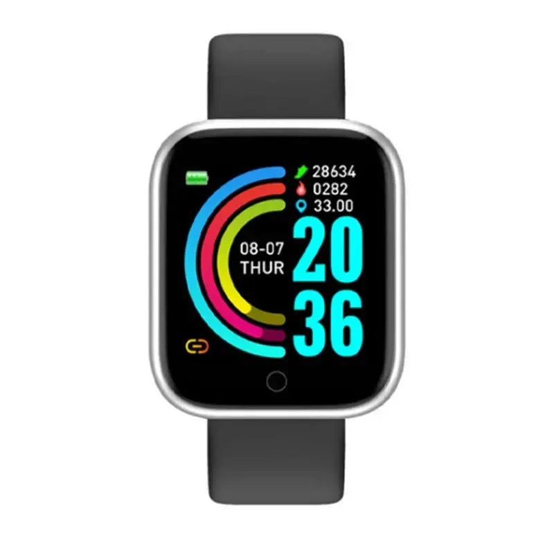Men Watches Smart Watch For Women Fitness Heart Rate Monitor Sports Smartwatch Electronic Calory Music Control Y68