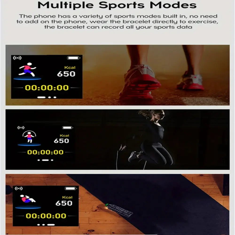Men Watches Smart Watch For Women Fitness Heart Rate Monitor Sports Smartwatch Electronic Calory Music Control Y68
