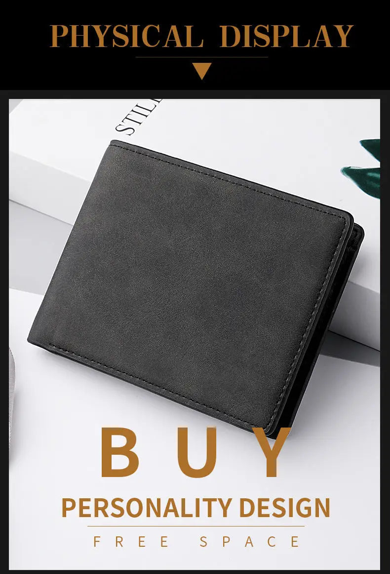 Men’s Bifold PU Leather Wallet