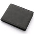 Men’s Bifold PU Leather Wallet - Black / 12x10x2cm