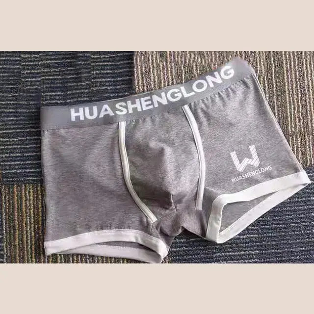 Men’s Boxer Shorts - Comfortable Breathable and Soft - Grey / XL 60-70KG