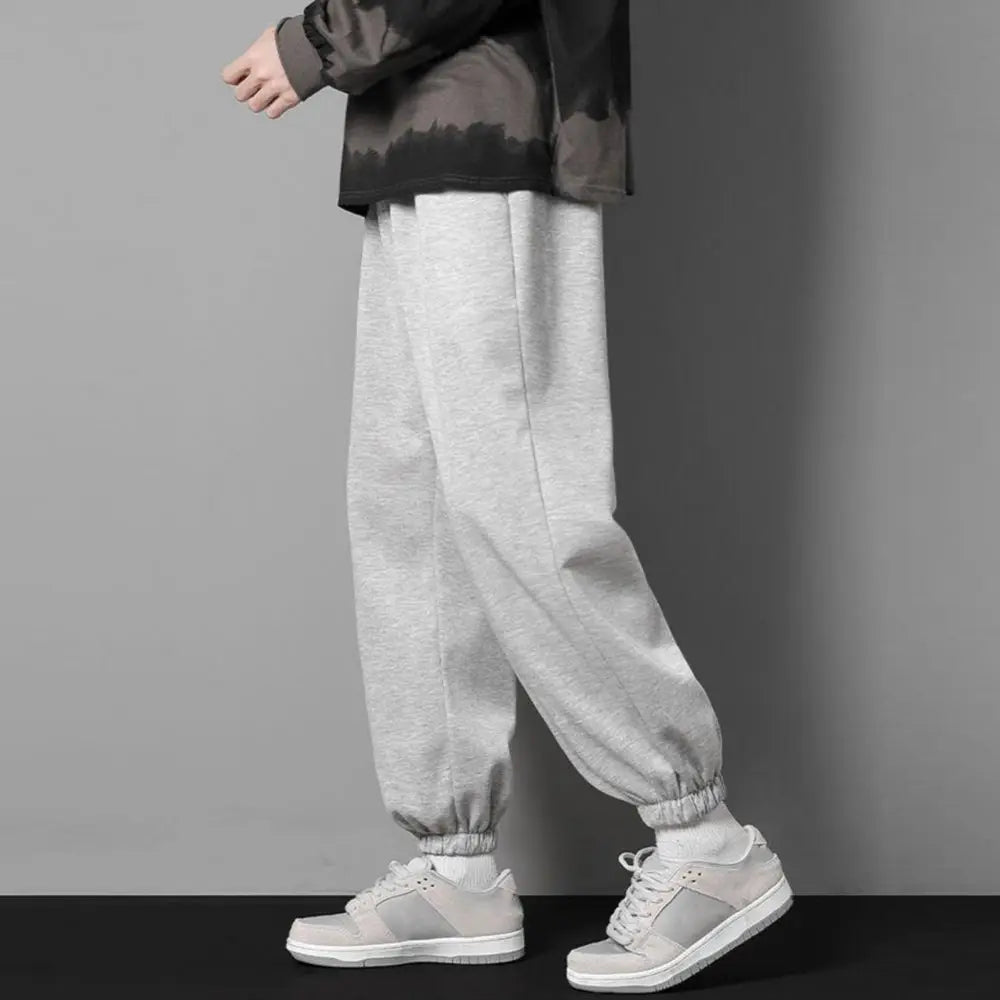 Men’s Casual Loose Ice Silk 3/4 Pants for Spring/Summer