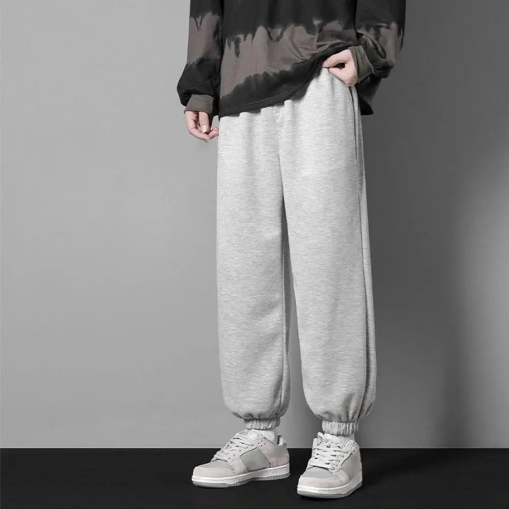 Men’s Casual Loose Ice Silk 3/4 Pants for Spring/Summer