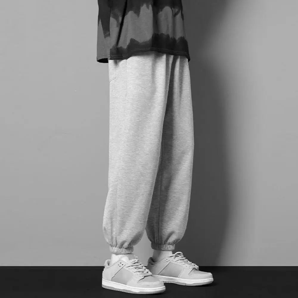 Men’s Casual Loose Ice Silk 3/4 Pants for Spring/Summer