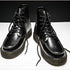 Men’s High-Top Cowhide Martin Trendy Tooling Boots