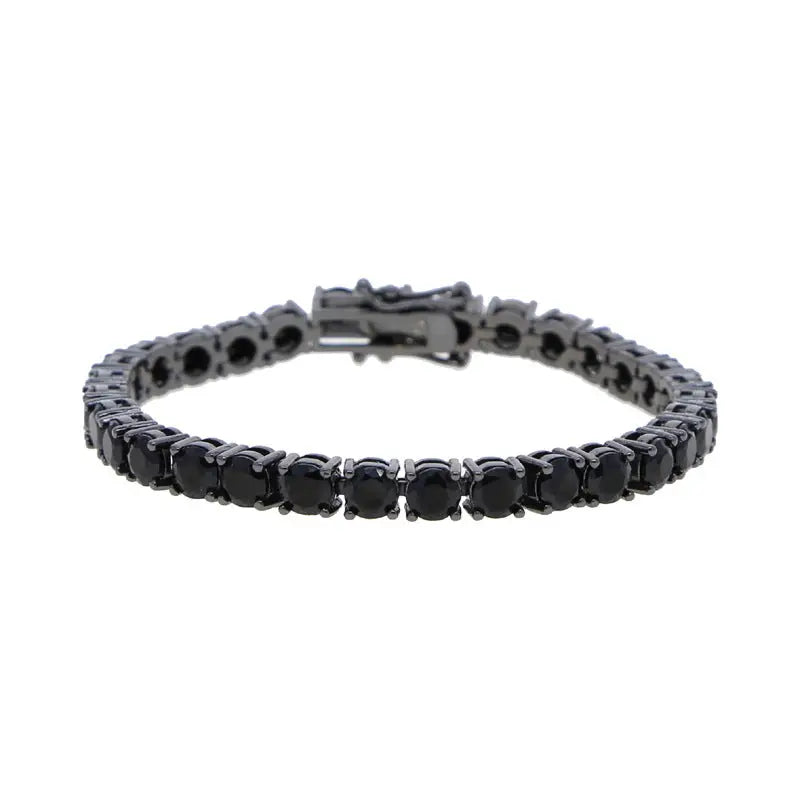Men's Hip Hop Black Zircon Bracelet