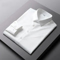R&z - Men’s Casual and Fashionable Long Sleeved Solid Color Shirt Non Ironing and Wrinkle Resistant Business Top