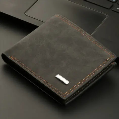 Men’s PU Leather Short Wallet