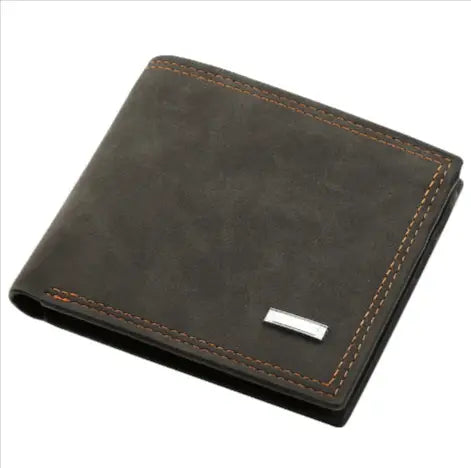 Men’s PU Leather Short Wallet