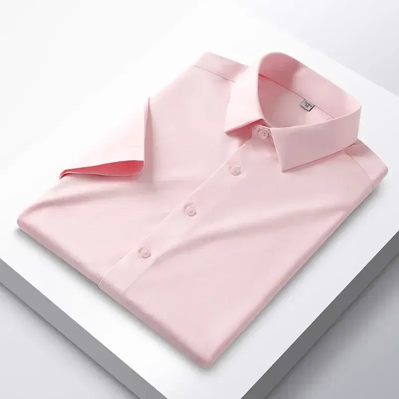 R&z - Men’s Shirt Long Sleeve Non iron Wrinkle Resistant Business Dress Shirt - Dress Shirt