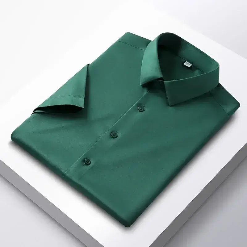 R&z - Men’s Shirt Long Sleeve Non iron Wrinkle Resistant Business Dress Shirt - Dress Shirt