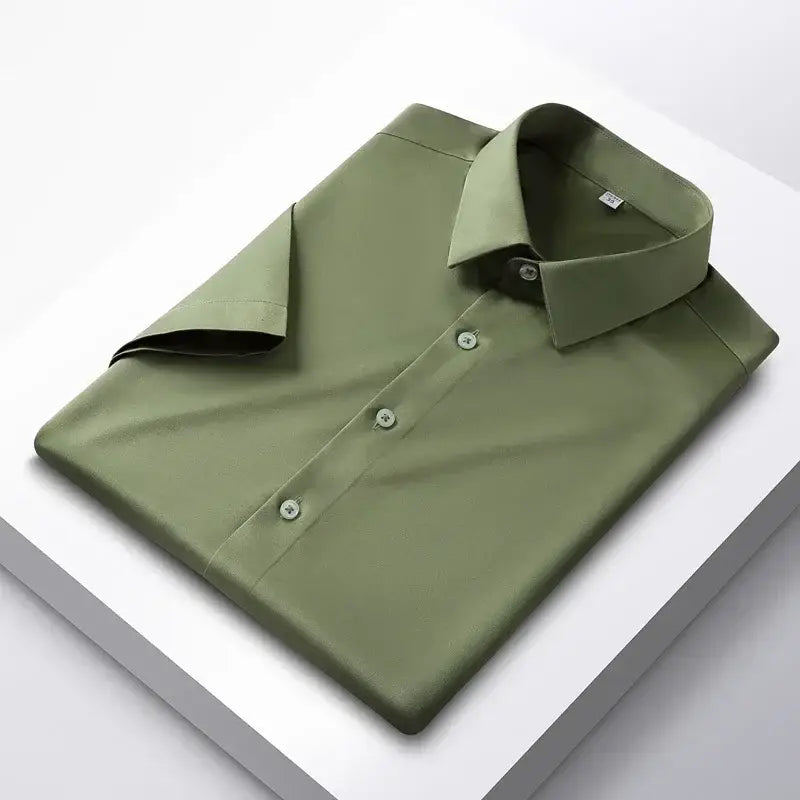 R&z - Men’s Shirt Long Sleeve Non iron Wrinkle Resistant Business Dress Shirt - Dress Shirt