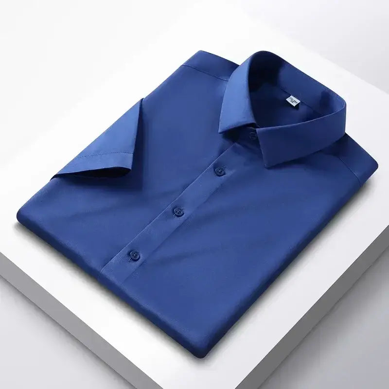 R&z - Men’s Shirt Long Sleeve Non iron Wrinkle Resistant Business Dress Shirt - Dress Shirt