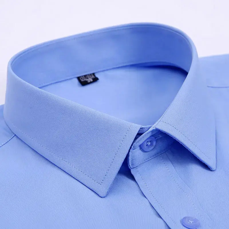 R&z - Spring New Men’s Striped long-sleeved Shirt Non-ironing Anti-wrinkle Comfortable Breathable Business Casual