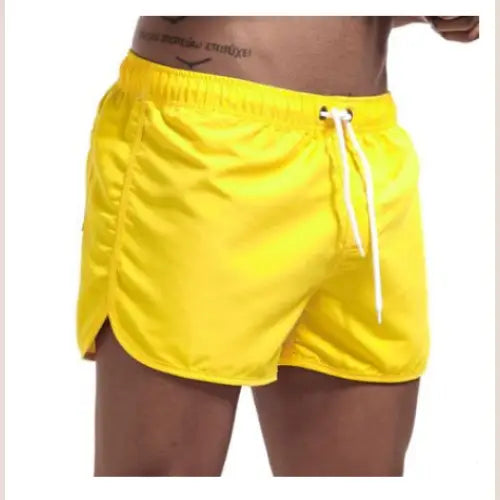 Men’s Trimmed Shorts Loungewear Beach Sports Shorts - black / XXL