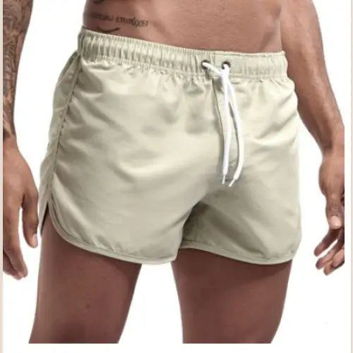 Men’s Trimmed Shorts Loungewear Beach Sports Shorts - Grey / L