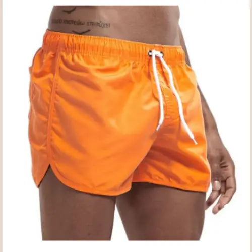 Men’s Trimmed Shorts Loungewear Beach Sports Shorts - White / M