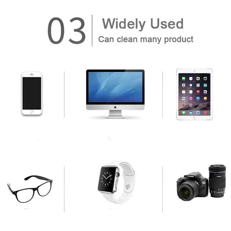 R&z - Microfiber Glasses Cleaning Cloth Chamois Glasses Cleaner For Lens Phone Screen Cleaning Wipes - Mixed Solid 5pcs