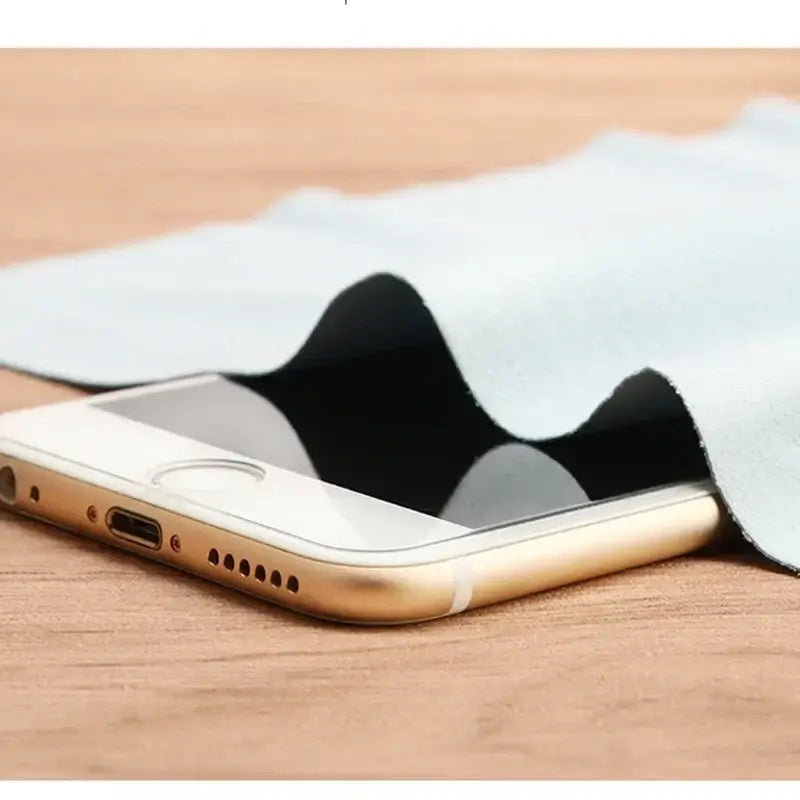 R&z - Microfiber Glasses Cleaning Cloth Chamois Glasses Cleaner For Lens Phone Screen Cleaning Wipes - Mixed Solid 5pcs