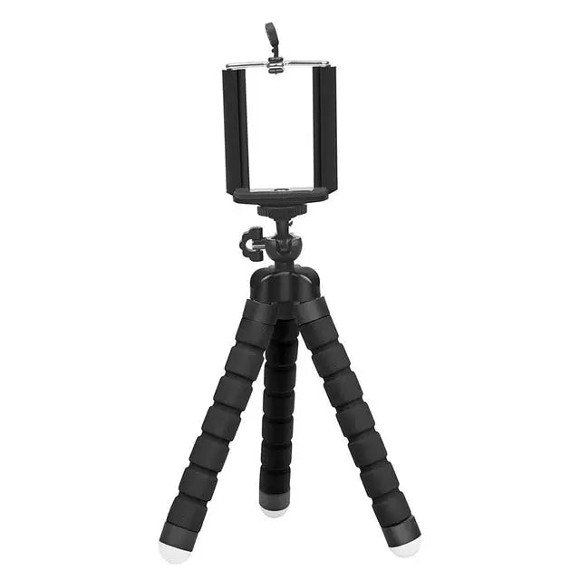 Mini Tripod Stand for Cameras and Smartphones - Black
