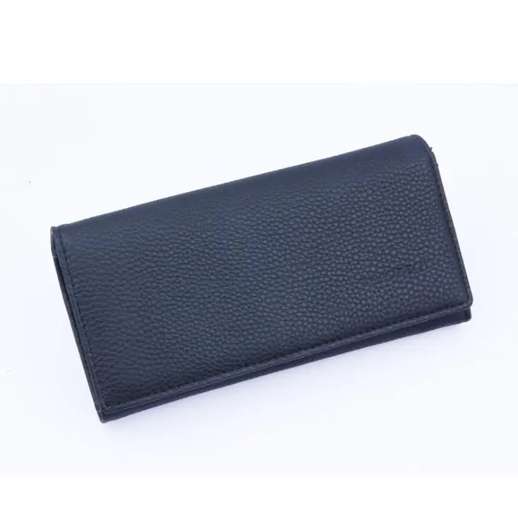 Ms. Contrast Multi-function Candy Color Wallet Clutch - black - Wallets