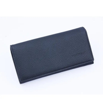 Ms. Contrast Multi-function Candy Color Wallet Clutch - black - Wallets