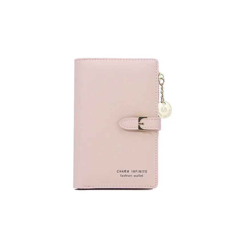 Multifunctional Women's Short Wallet in Beige