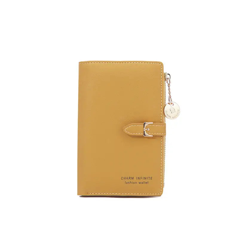 Multifunctional Women's Short Wallet in Yellow