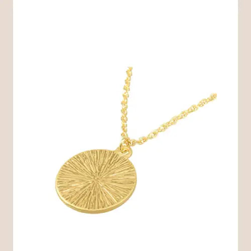 Mystic Ocean Hip Hop Necklace - Retro Gold Coin Pendant - Silver