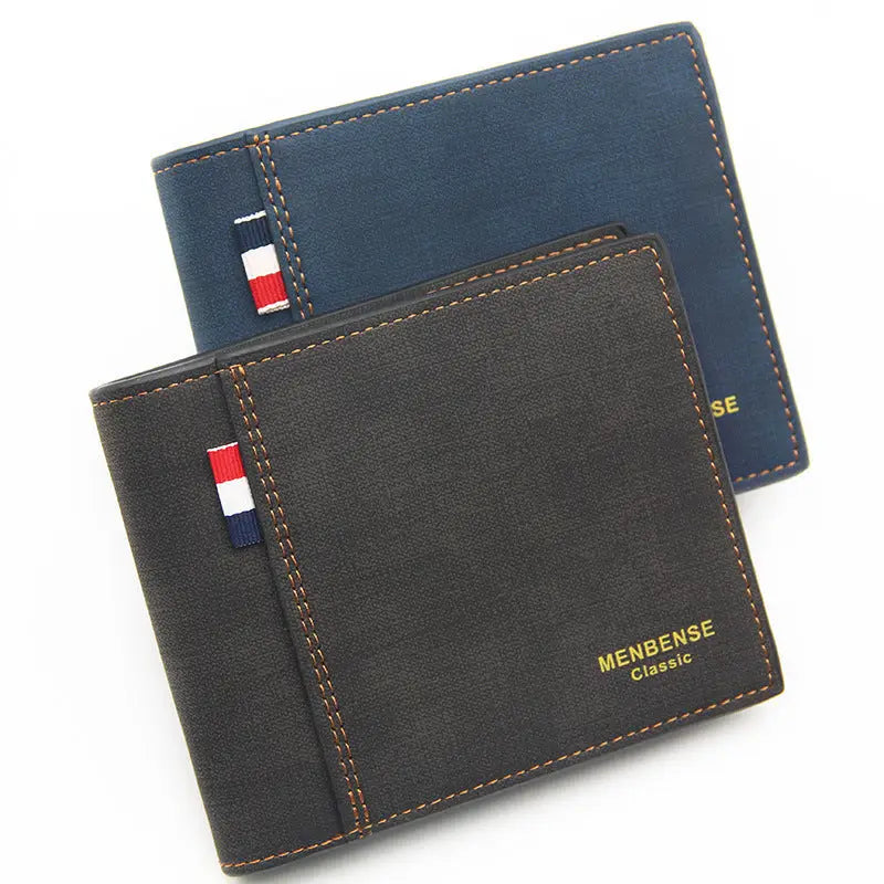 New Matte Men’s Wallet - Short & Multifunctional Design