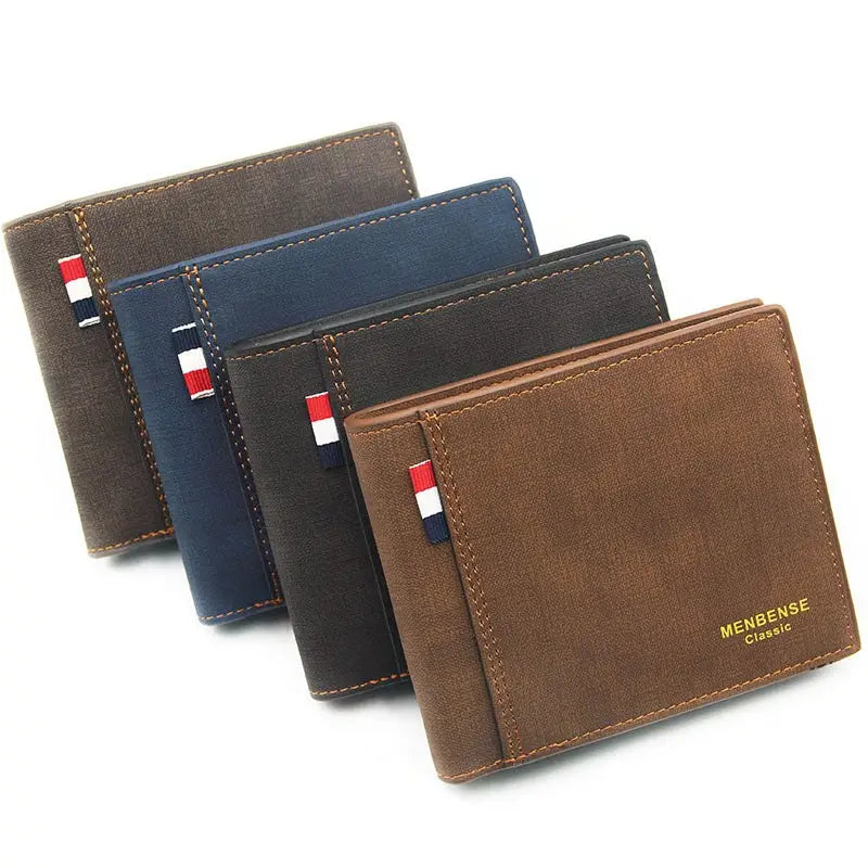 New Matte Men’s Wallet - Short & Multifunctional Design