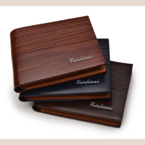 New Men’s Short Wallet with Large Capacity Design