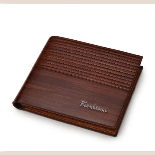 New Men’s Short Wallet with Large Capacity Design