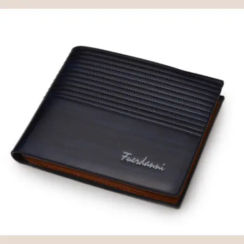 New Men’s Short Wallet with Large Capacity Design
