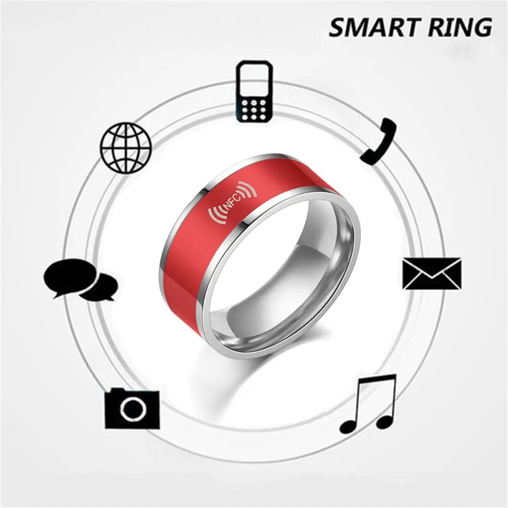 NFC Wearable Smart Ring for Mobile Phone Labeling