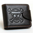 One Piece Anime Wallet - Luffy Skull Design (Short) - Black
