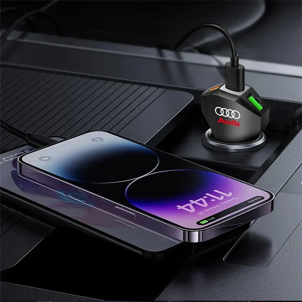 PD 35W Car Charger Mobile Cell Phone Fast Charging Adapter Auto Accessories For Audi A3 8P S3 8V A4 B8 B6 B7 A6 C6