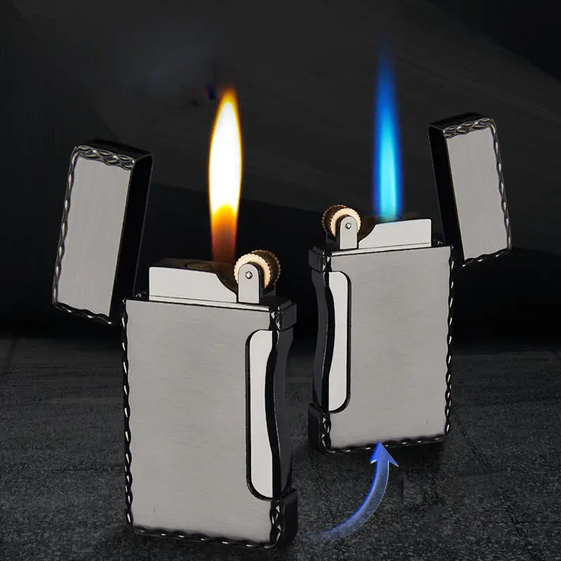 Personalized Double Flame Rechargeable Metal Lighter