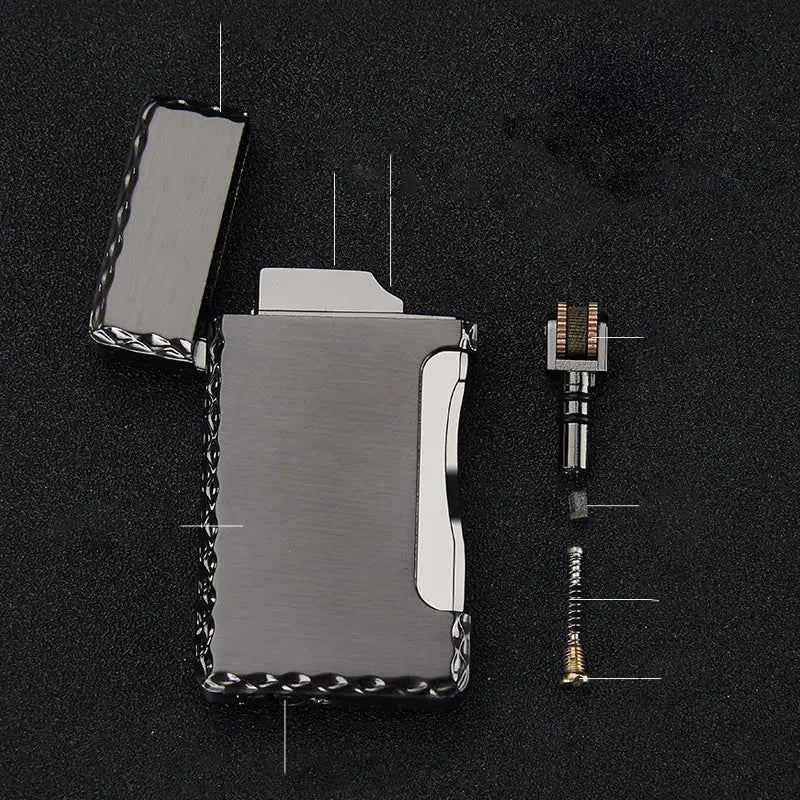 Personalized Double Flame Rechargeable Metal Lighter
