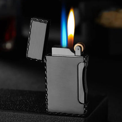 Personalized Double Flame Rechargeable Metal Lighter