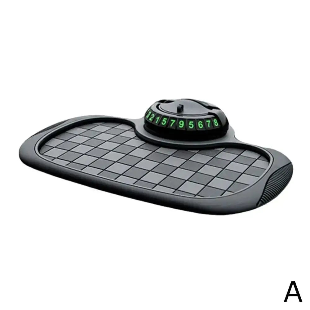 R&z - Phone Holder With Hide Parking Number Plate Interior Accessories