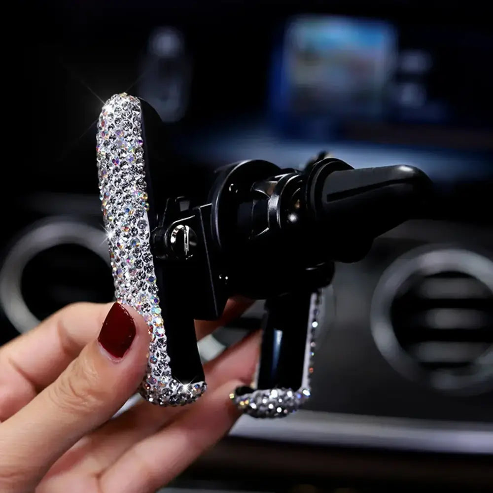 R&z - Phone Holder Women Diamond Crystal