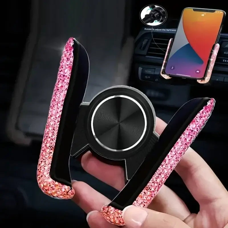 R&z - Phone Holder Women Diamond Crystal