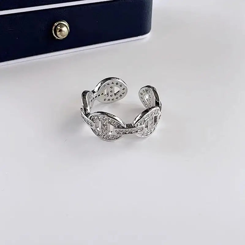 Pig Nose Fashion Personality Ring for Women - Rose Gold