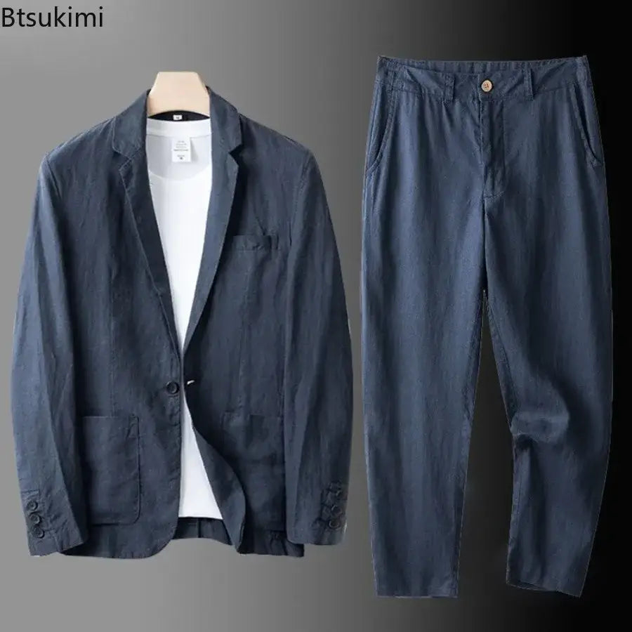 R&Z PremiumcLinen Bussiness Suit - R&Z Business Dress Shirt