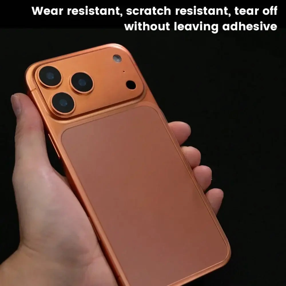 R&z - 2pcs/Set Matte Base Lens Film + Matte PET Back Film For IPhone 17 Pro Max/17 Pro/17 Phone Accessories Minimalist