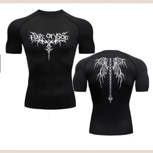 R&z - Anime Print Gym Sport Quick Dry Gym TShirts
