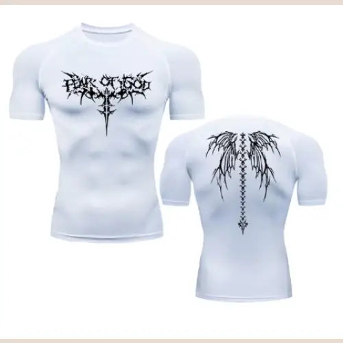 R&z - Anime Print Gym Sport Quick Dry Gym TShirts