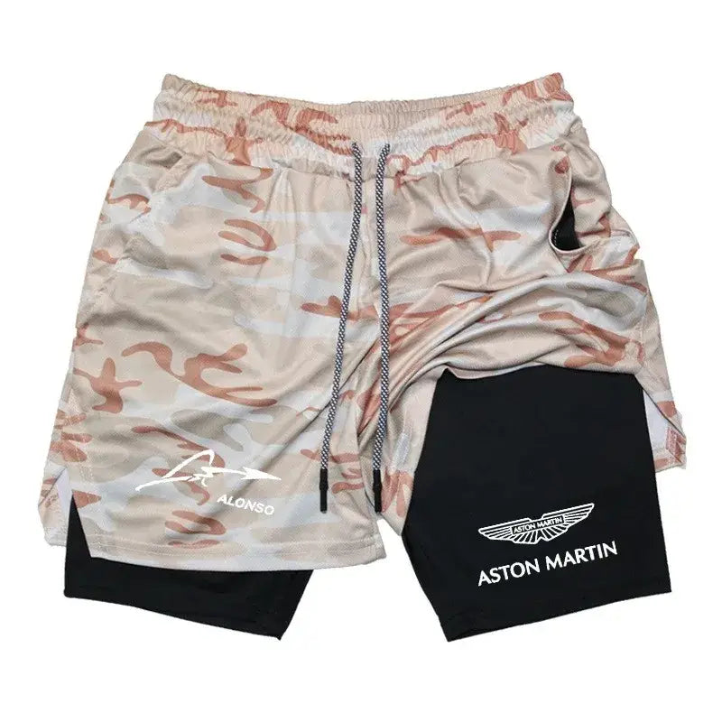 R&z - Aston Martin Logo Sport Shorts - 1 / L