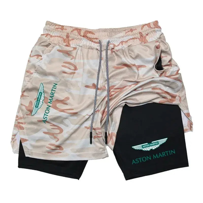 R&z - Aston Martin Logo Sport Shorts